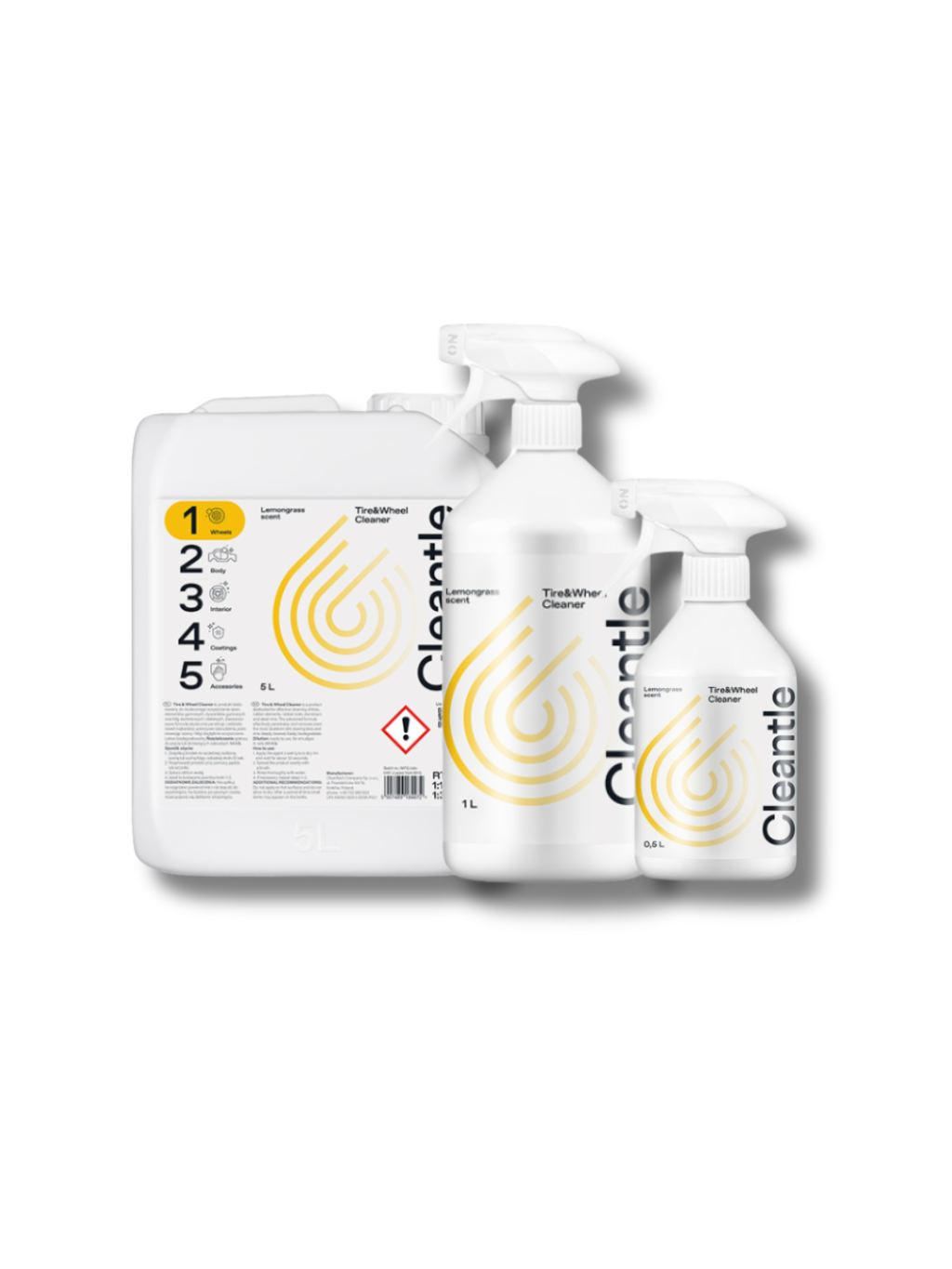 Čistič na kola Cleantle Tire & Wheel Cleaner