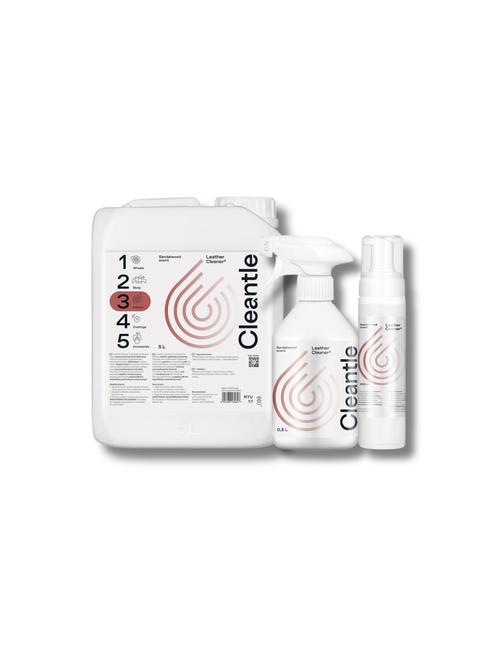 Čistič kůže Cleantle Leather Cleaner²
