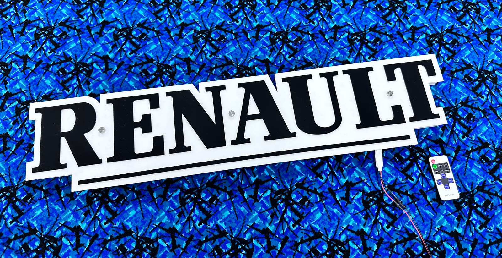 Rótulo luminoso LED para vehículo Renault