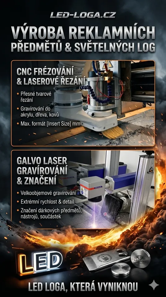 CNC frézování & laserové gravírování
