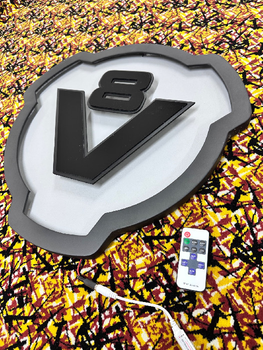 LED-Leuchtreklame V8 3D