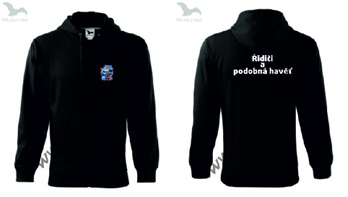 Trendy Reißverschluss-Hoodie + Ř.A.P.H.-Logo