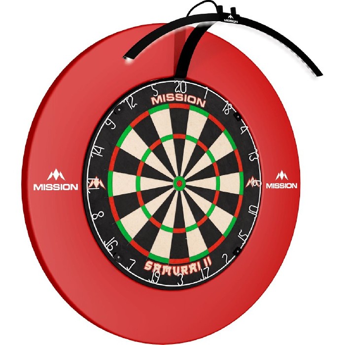 MISSION TORUS 100 - TRAVEL LIGHT - SISAL-DARTBOARD-BELEUCHTUNG