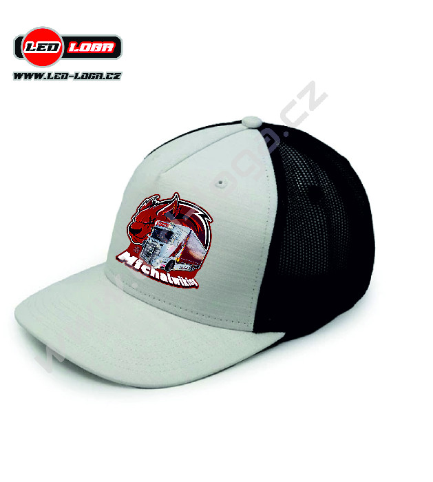 Čepice SnapBack bílo/černá White Beast Edition