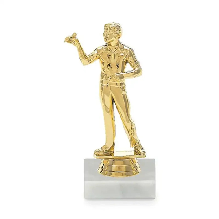 Figur "Dartspieler" gold 14cm 1040010