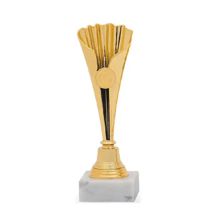 Einzelner goldener Pokal 1019923