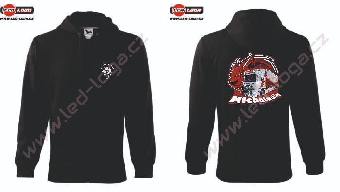 Mikina se zipem White Beast Edition