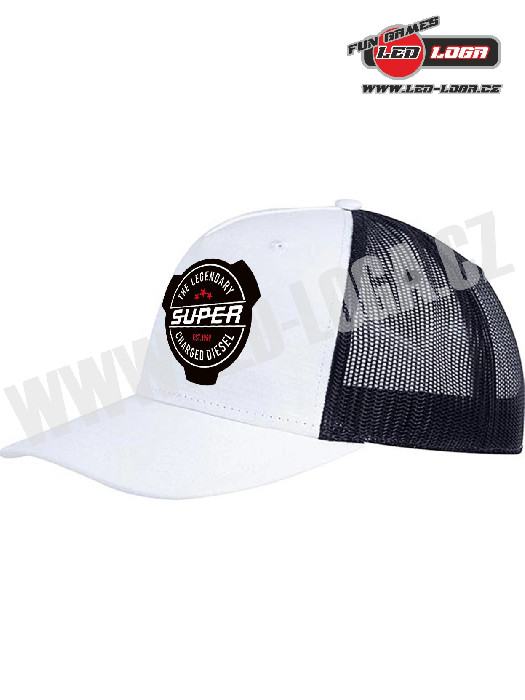 Czapka SnapBack biało/czarna 02
