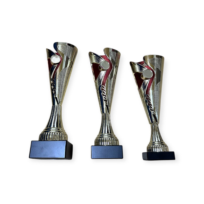 Pokal-Set Silber/Rot 1010165