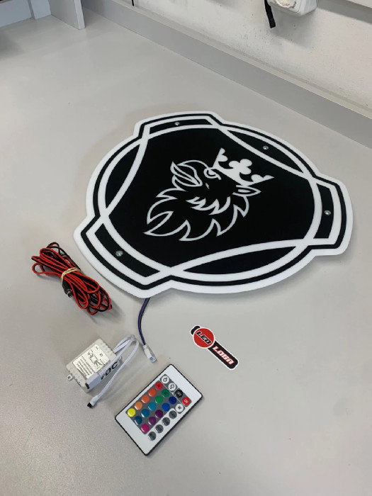 LED-Leuchtreklame für Scania-Fahrzeuge RGB