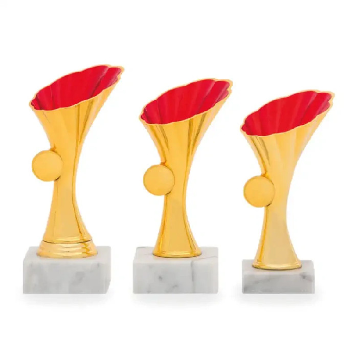 Pokal-Set Gold/Rot 1010229