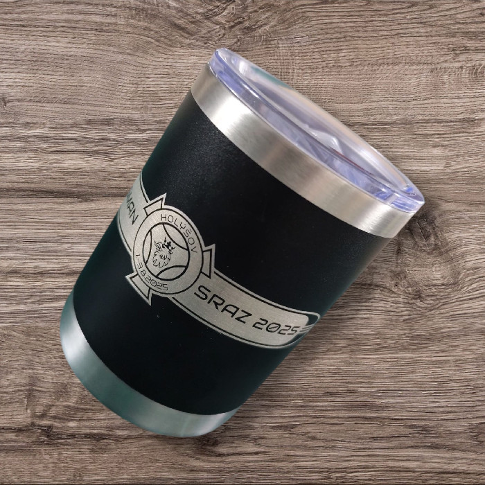 Taza térmica 300ml + logotipo/texto grabado